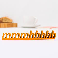 Dekoschriftzug Mmmhhhhh Essen Kuche Shops