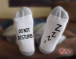 Do Not Disturb Socks I M Sleeping Socks Funny Socks For Etsy Funny Socks Women Funny Socks For Men Funny Socks