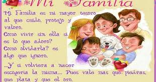 Mi Mayor Tesoro Es Mi Familia Mi Familia Es Mi Mayor Tesoro Y Mi Lugar En El Mundo Nosot Pensamientos De La Familia Imagenes De Familia Poemas Para La Familia