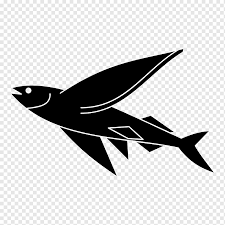 Flying Fish Drawing Fishing Pole Marine Mammal Leaf Cartoon Png Pngwing Round woofer illustration, microphone loudspeaker subwoofer sound vehicle audio, audio speakers, electronics, logo, monochrome png. flying fish drawing fishing pole