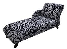 Velvet, solid wood upholstery color: Zebra Fabric Chaise Lounge Seat Free Warranty Vintage Footstool By Designer Sofas For You