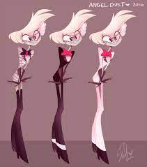 Repost because this is good: OMG! Anthony (Angel dust) was a fucking  adorable human (Credit to vivzypop, this is her art!!! NOT MINE!) : r/ HazbinHotel