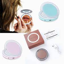 Make sure this fits by entering your model number.; Led Lighted Mini Makeup Mirror Touch Screen 3x Magnifying Glass Travel Portable Induction Folding Adjustable Lighting Mirrors Makeup Mirrors Aliexpress