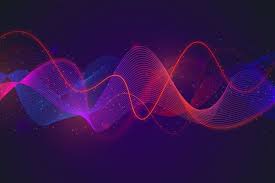 Gradient Red And Blue Equalizer Wave Bac Free Vector Freepik Freevector Background Music Technology Comput Red And Blue Vector Free Waves Background