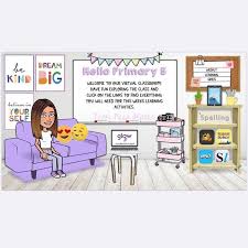 Bitmoji Classroom Scenes Virtual Classroom Backgrounds In 2020 Virtual Classrooms Classroom Background Interactive Classroom