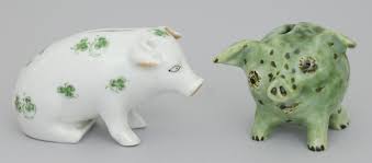 Two Pig Banks Pig Bank Pig Piggy