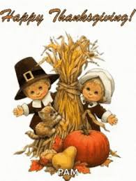 Category includes pilgrims, turkeys, scarecrows, thanksgiving tables, autumn scenes, cornucopias, first thanksgiving and pumpkins. Happy Thanksgiving Animated Gif Gifs Tenor