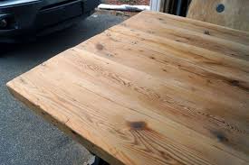 Tabletop Before Polyurethane Reclaimed Wood Diy Salvaged Wood Furniture Reclaimed Wood Desk