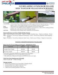 Easy pay direct has its minor shortcomings, though. Go Relaxing Pangkor Island Poto Travel Tours Sdn Bhd