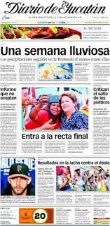 Diario de yucatán is a major, regional mexican daily newspaper headquartered in mérida, yucatán. Las Mejores 19 Ideas De Portada Del Diario Yucatan Diario Portadas