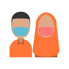 Download now aniratajudin jerawat no way mari cuba masker madu. Masker Muslimah Vector