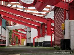 31680 the individual settlements that make up this area of london are shown by red blocks, with boundary lines indicating the fields separating them. Griffin Park Stadion In Brentford Greater London