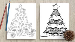 This ensures that both mac and windows users can download the coloring sheets and that your. Free Printable Christmas Tree Coloring Pages The Artisan Life