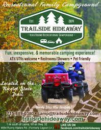 Trailside Hideaway In Leona Wisconsin Campgrounds Camping Experience How To Memorize Things