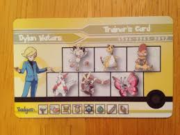 1) the pokémon you should have in your trainer card are those who mean the most to you and your experiences. Pokemon Trainer Card Id Customized Etsy Pokemon Trainer Card Pokemon Pokemon Trainer