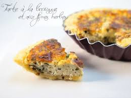 Tarte A La Brousse Et Aux Fines Herbes Alimentation Recette Brousse Recettes Sans Sel