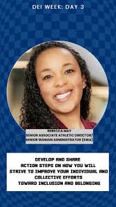 As we wrap up the NCAA Diversity, Equity, and Inclusion social media  campaign, we asked our faculty and staff to share how they strive to  improve their individual and collective efforts towards ...