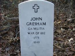 John Gresham (1775-1849): homenaje de Find a Grave