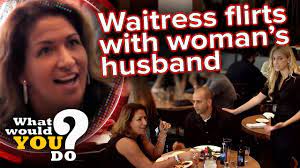 There is a list of urls on top of this page where you might want to start your search. Wife Confronts Waitress For Flirting With Husband During Date Night Wwyd Youtube