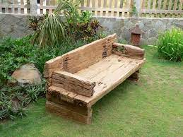 Their aesthetic is versatile, complementing any landscape design that you may imagine. Garden Sleepers Ideas Reclaimed Railway Sleepers Diy Garden Furniture Wooden Bench Diy Gartenmobel Gartenmobel Design Bahnschwellen