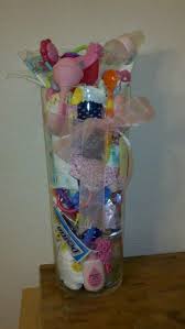 These are perfect for backdrops for baby shower. Baby Shower Game Guess How Many Baby Items In The Vase Great For Large Baby Showers Because People Baby Shower Princess Twins Baby Shower Baby Shower Gifts