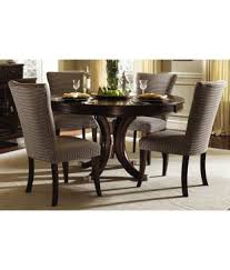 Dream Furniture Teak Wood 4 Seater Luxury Round Dining Table Set Brown Round Dining Room Round Dining Table Sets Round Dining Room Table