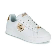 Schuhe von versace online shoppen. Versace Jeans Couture Kasaza Weiss Kostenloser Versand Schuhe Sneaker Low Damen 169 00