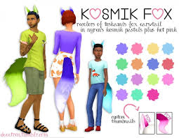Animal ears sims 4 mod excel. Toskami S Fox Ears Tail In Nyren S Kosmik Pastels By Dtron At Simsworkshop Sims 4 Updates
