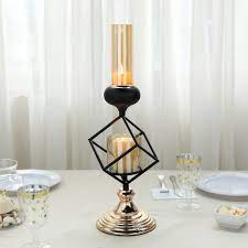 3 out of 5 stars with 2 ratings. Geometric Candle Holders Wholesale With Amber Glass Votives 13 Metallic Gold Black Stacked Design Metal Candle Holders Metal Candle Candle Holders