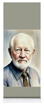 William Golding, Literary Legend #2 Yoga Mat by John Springfield