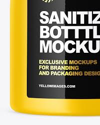 Download Matte Sanitizer Bottle Mockup In Bottle Mockups On Yellow Images Object Mockups Yellowimages Mockups