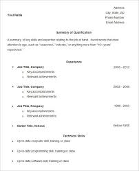 A simple or basic resume template is defined by a clean and consistent look with strong lines separating categories and leading the eye through the template. Simple Resume Template 47 Free Samples Examples Format Download Free Premium Templates