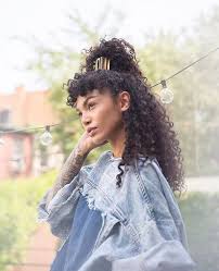 We have details of weave ponytail with bangs hairstyle. Proof That Curly Hair Girls Can Wear Bangs Too Southern Living