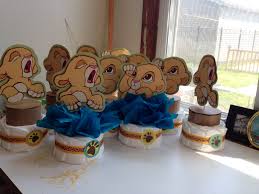 Baby Simba Centerpieces The Lion King By Delabhe Baby Shower Baby Boy Lion King Baby Shower Lion Baby Shower Simba Baby Shower