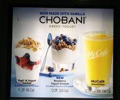 But there is one thing on the menu…. Mcdonald S Serving New Fried Blueberry Pie And Blueberry Yogurt Parfait In Southern California Brand Eating