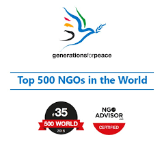 This article is based on the g in ngo which was published in the indian express on 24/09/2020. Generations For Peace Ranked 35 In The World S Top 500 Ngos