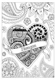 Under the sea coloring pages for adults. Valentine S Day 2 Valentine S Day Adult Coloring Pages