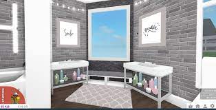 A modern small bathroom vanity can still offer plenty of storage space with cabinets built in below. Bloxburg Bathroom Ideas Hmdcrtn