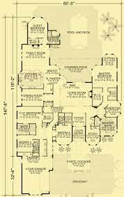 Main Level Floor Plans For Exquisite Waterfront Mediterranean Architectural House Plans How To Plan Story House