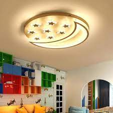Glow in the dark stars would be a simpler alternative. Kids Bedroom Ceiling Lights Ideas Novocom Top