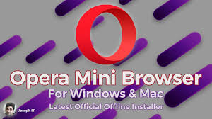 Opera mini is a free mobile browser that offers data compression and fast performance so you can surf the web easily, even with a poor connection. Download Opera Mini Offline Installer For Pc Windows Mac Latest Opera Mini Youtube