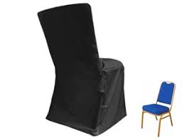 Black Polyester Square Top Banquet Chair Covers Banquet Chair Covers Chair Covers Chair Covers Wedding