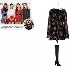 Pin By Noah Espinosa On Black Pink Fashion Kpop Fashion Outfits Bts Inspired Outfits Classic Prom Dress