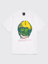 Similar to too stupid to live. Brain Dead Slime Face T Shirt White Men S Fashion Brands Vintage Cartoon T Shirt