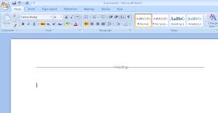 Letters with lines through them. How Do I Get Horizontal Lines To The Left And Right Of A Heading In Microsoft Word Super User