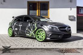 Mercedes A45 Amg Mtchbx Designs Folierung Design Autos Autos Folieren