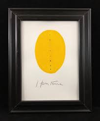 Sold Price Lucio Fontana Italian 1899 1968 Tempera Painting June 6 0119 12 00 Pm Edt Lucio Fontana Tempera Fontana