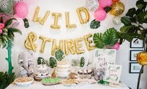 Young Wild And Three Party Decorations Youngwildandthree Youngwildandthreeparty Youngwi Third Birthday Girl 3rd Birthday Party For Girls Wild Birthday Party