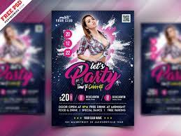 Download the best free flyer templates for photoshop! Night Club Party Flyer Psd Template Psdfreebies Com