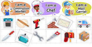 Community Helpers Preschool Matching Game Teachersmag Com
